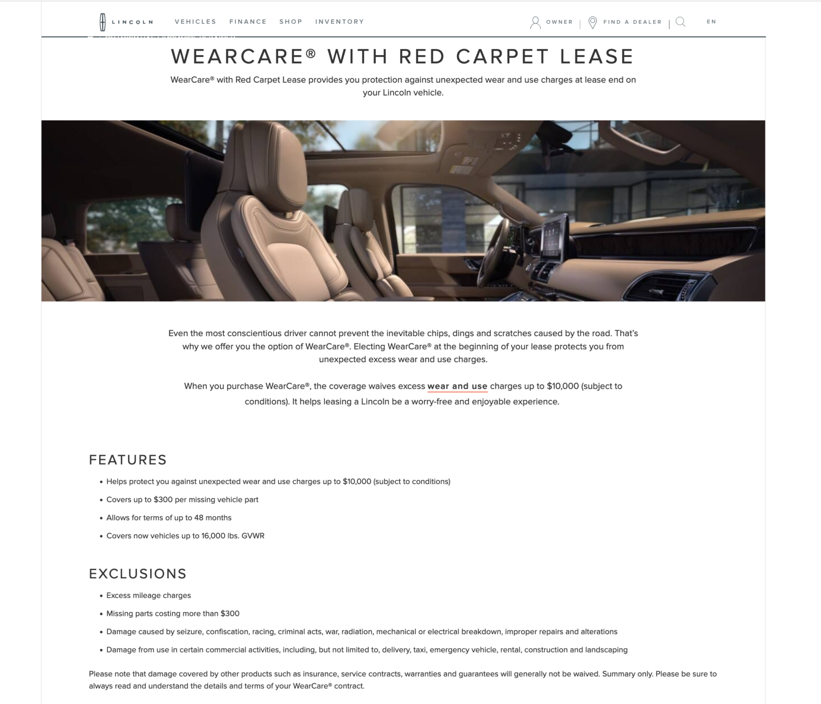 Lincoln Automotive Financial Services (LAFS) site Redesign Jason